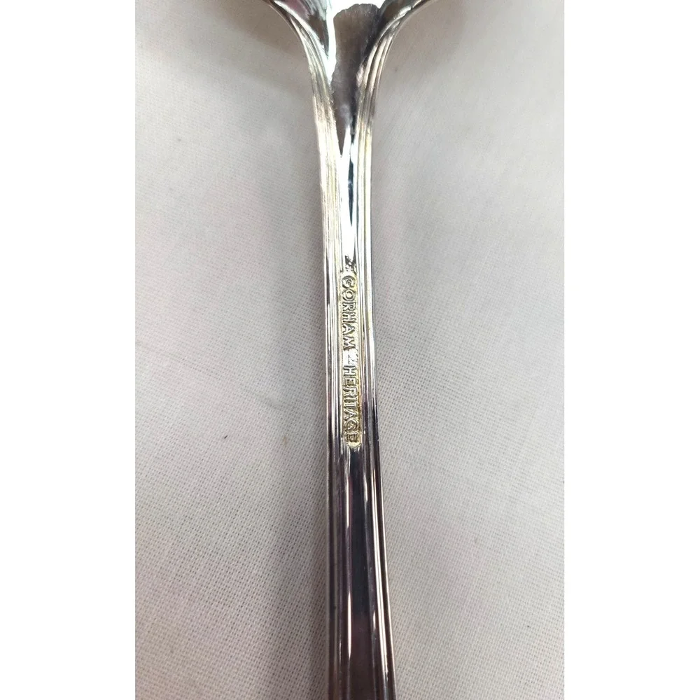 Gorham Heritage Cold‎ Meat Serving Fork Silver Plated Made in Italy 11½